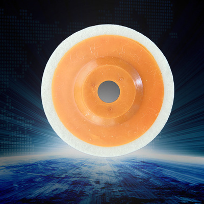 生产厂家不锈钢抛光轮4寸100羊毛轮角向毛毡轮石材金属抛光轮