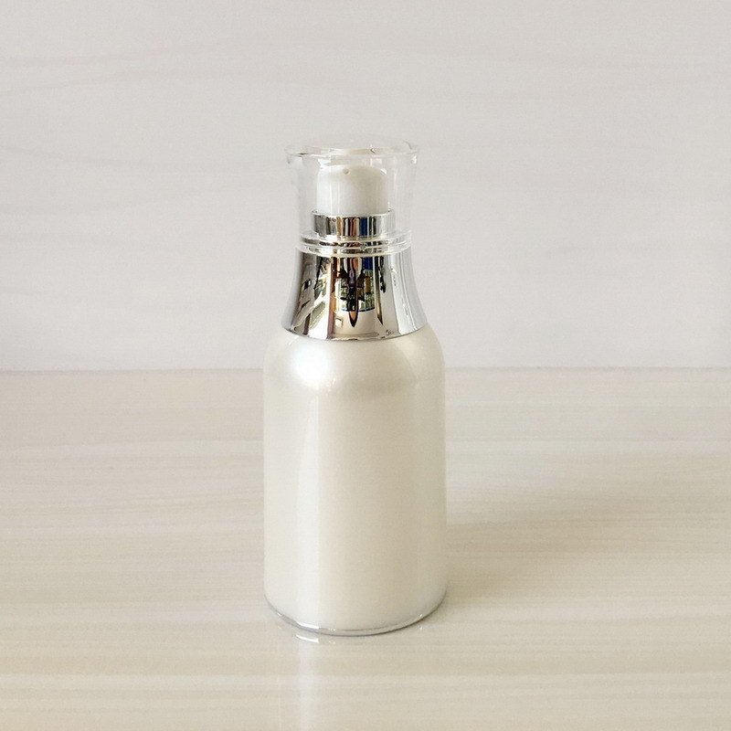 大肚 挤压 真空瓶 膏霜瓶 乳液瓶 珠光白