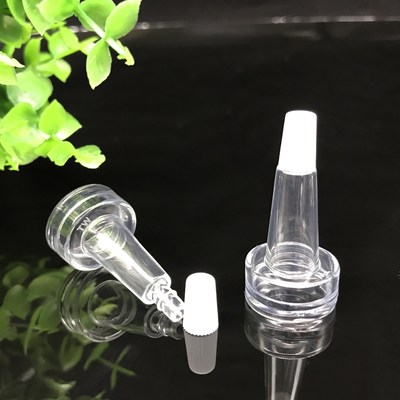 20牙喇叭头透明无异味滴头漏嘴软管西林瓶专用现货批发