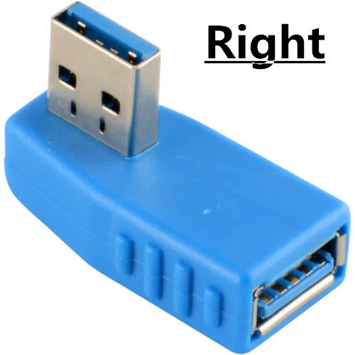 USB-адаптер USB 3.0 90° локоть USB 3.0 90° AM*AF адаптер