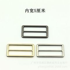 鋅合金圓線壓鑄肩帶皮帶腰帶三檔日字扣 包帶長短調節扣金屬扣