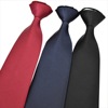 Universal tie suitable for men and women with zipper, 8cm, wholesale