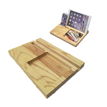 小米手機平板電腦木支架木質工藝品ipad收納展示架實木噴漆