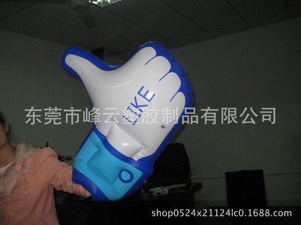 Manufacturer customized PVC inflatable palms PVC inflatable fingers…