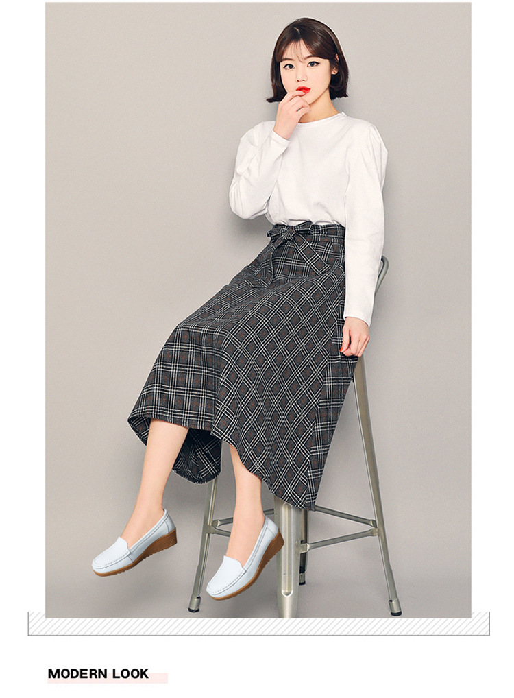 Slope-heeled shoes