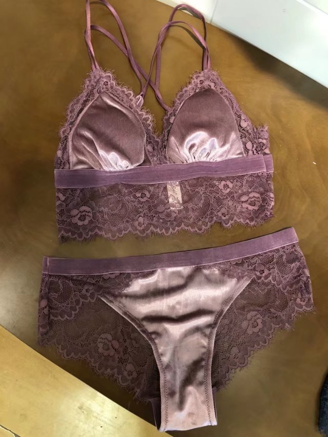 new velvet  bra set NSCL17754