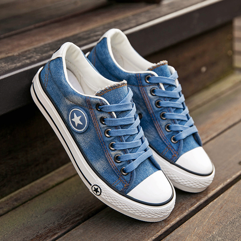 new denim canvas shoes