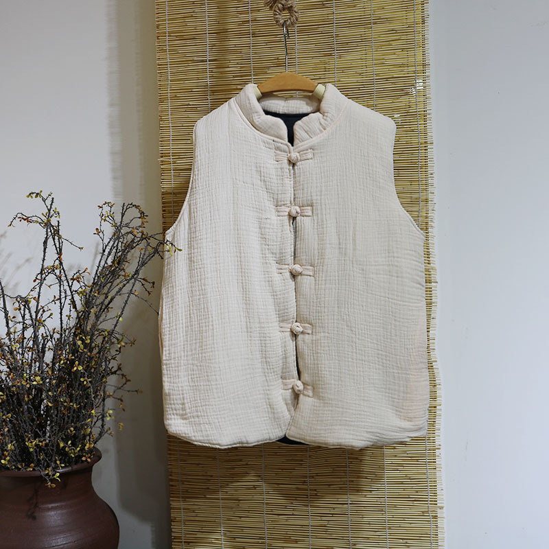 Gilet femme en Mélange de chanvre - Ref 3318233 Image 8