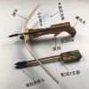 Children's bamboo, wood bow and arrow outdoor shooting toys without lethality Zhuge Lian crossbow ancient weapon model wooden bow