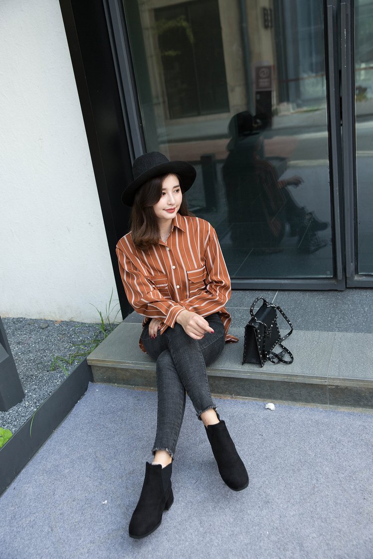 Bottes femme USINE DE CHAUSSURES XINYU en Daim - Ref 3355512 Image 24