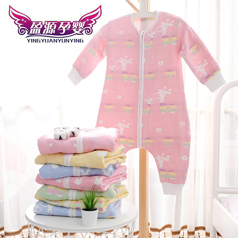 Manufactor Direct selling Sixth floor Gauze zipper Sleeping bag baby keep warm Suture Climbing clothes high temperature disinfect one-piece garment