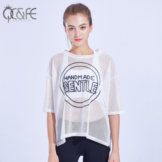 Outdoor Sports T-shirt Running Yoga Summer New Fitness Short-sleeved Round-collar Loose 100-speed Dry Top