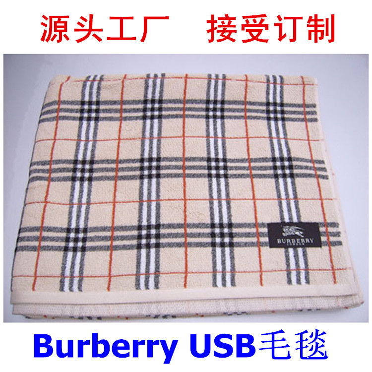 Burberry USB毛毯USB heating blan