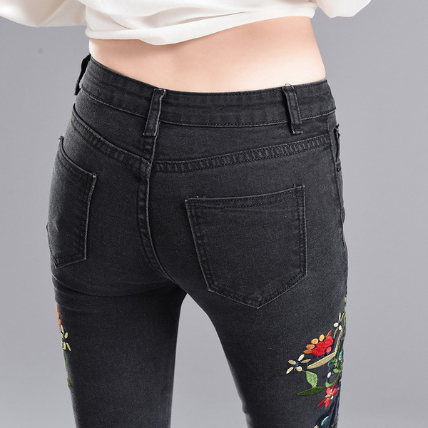 autumn outfit new style elastic wash Korean version high waist