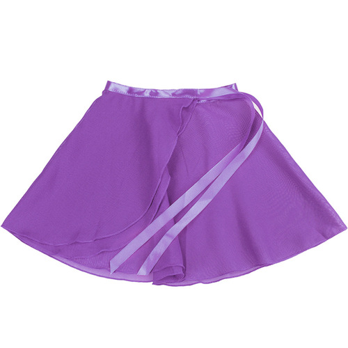 Children's dance clothes, girls' practice clothes, ballet chiffon skirt, adult performance apron, pink half-length skirt