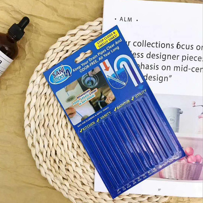 浴缸下水道去汙棒  管道清潔棒   除異味雜物管道疏通清潔棒