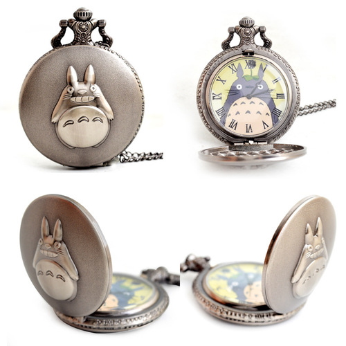 All kinds of retro cartoon pocket watches wholesale hot selling children's animation necklace pocket watch domestic machine zinc alloy quartz pocket watch