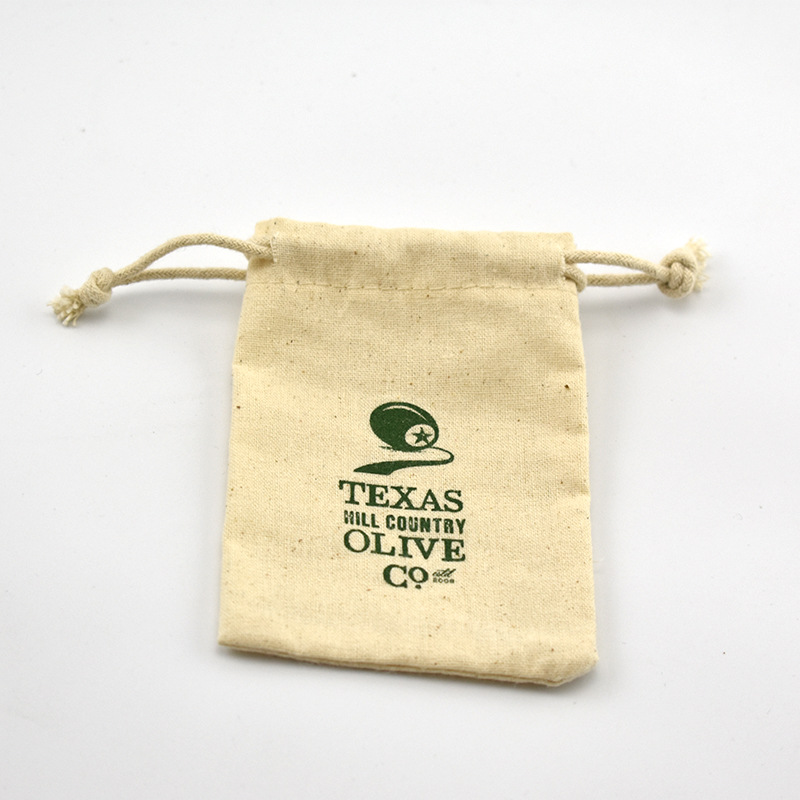 深圳厂家供应棉布茶叶包装袋 抽绳印花棉布袋 收纳束口袋