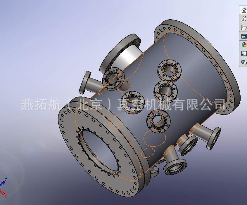 承接真空室设计 真空腔体 真空炉体设计 镀膜机设计 真空管道设计