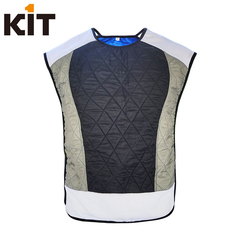 水冷降温马甲 骑行水蒸发制冷降温背心厂家  机车户外空调衣服男