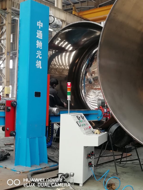 热销罐体抛光机罐体外圆镜面抛光机