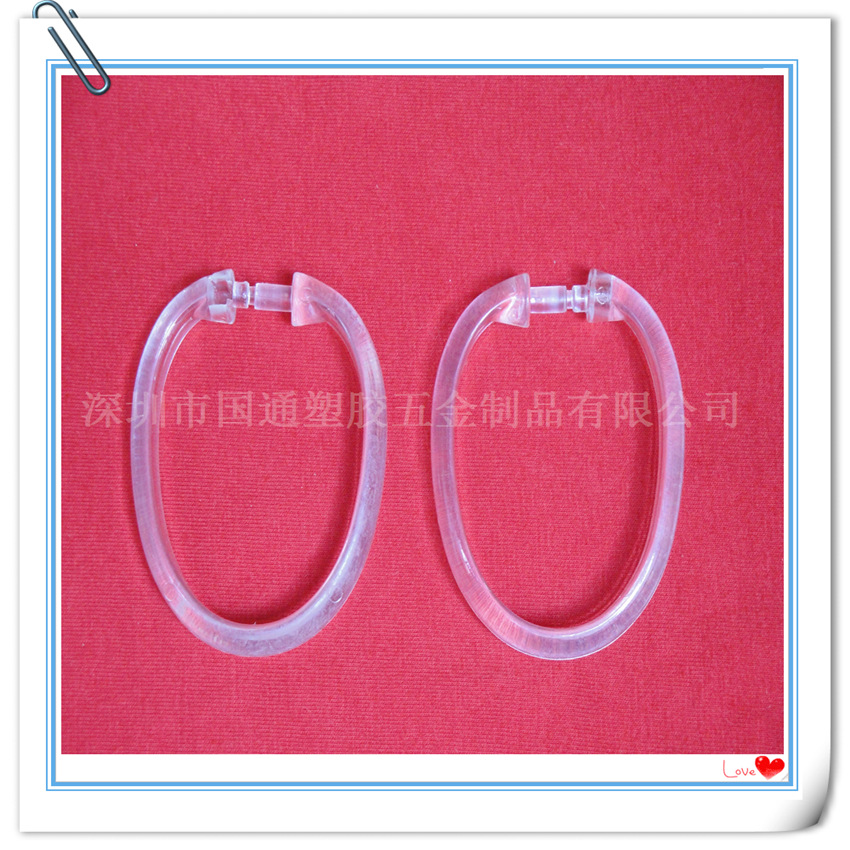 厂家低价高质坚固c型浴帘钩配件无痕c型钩浴帘环窗帘塑料挂钩批发