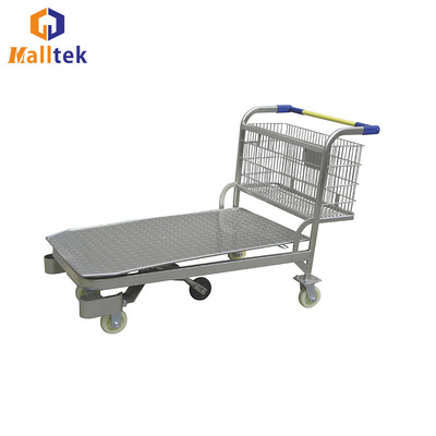 供应仓库物流拣货车金属拣选车仓库手推车 金属理货车仓库小推车