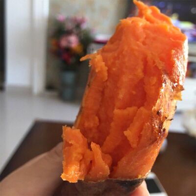 【微商必火货源六鳌红蜜薯】香气袭人沙地种植5斤礼盒装新鲜地瓜