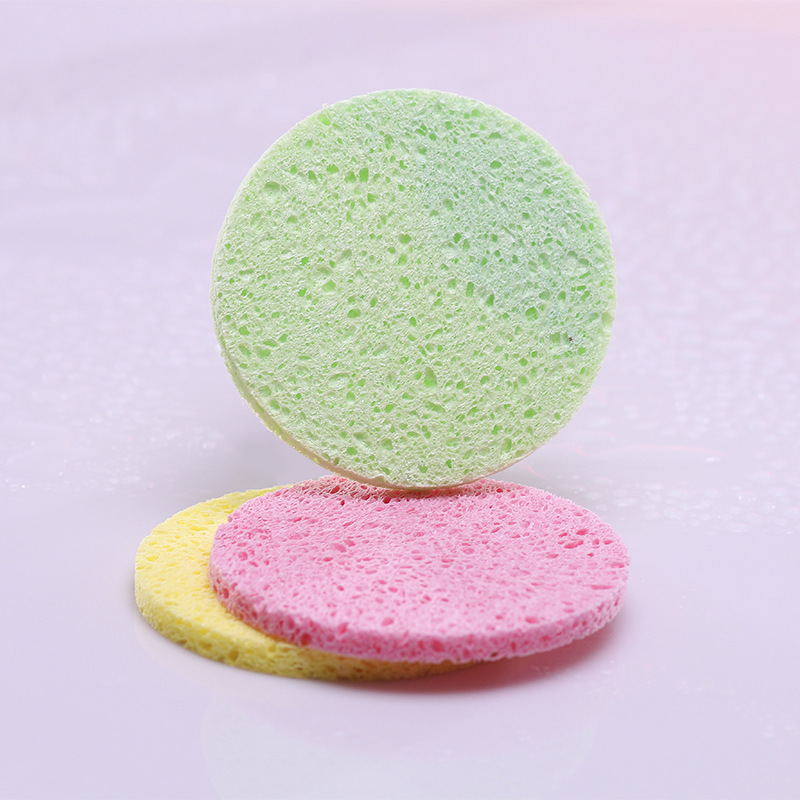 椭圆多用木浆棉洗脸扑压缩吸水膨胀洁面清洁洗脸扑嫩肤洗浴棉