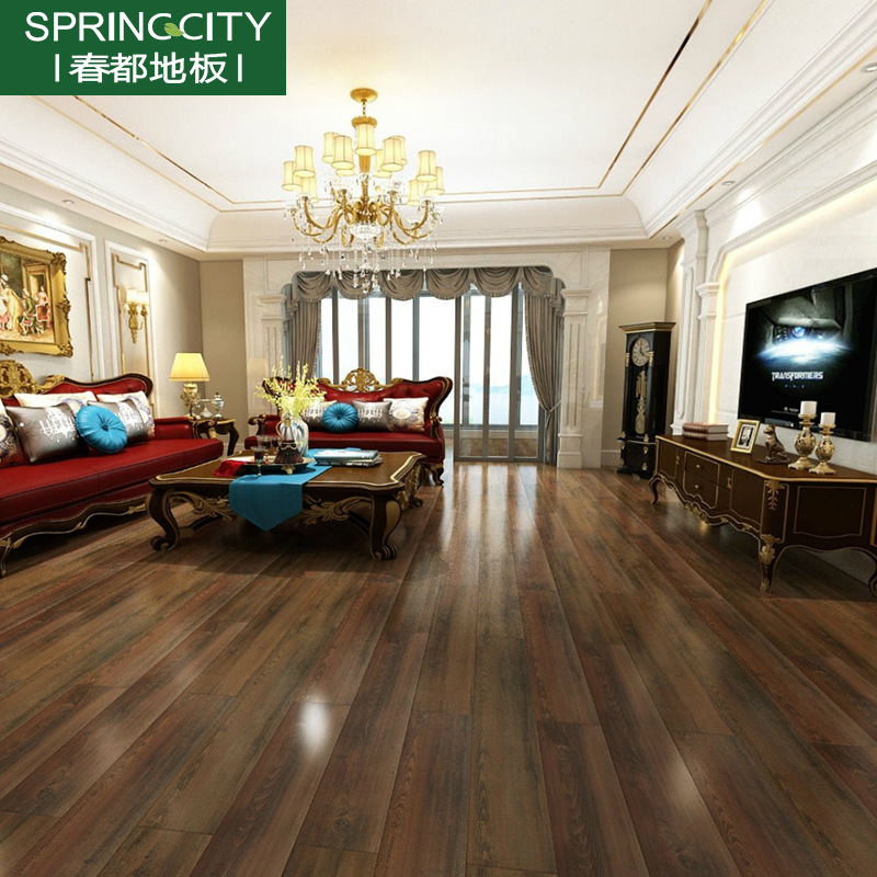 Manufactor Direct selling Wood floor Box personality Strengthen Wood flooring 12mm waterproof wear-resisting Home improvement environmental protection