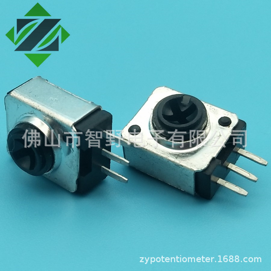 供应R093密封式单联旋转电位器B10K医疗器械玩具可调电阻