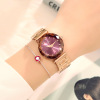 Swiss watch, retro waterproof steel belt, fashionable trend diamond quartz watches, simple and elegant design, city style