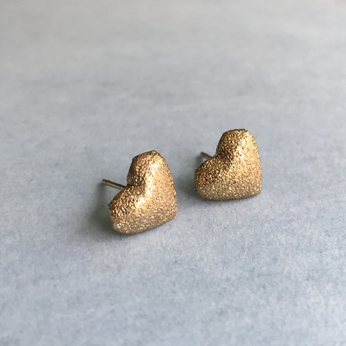 Korean Version Simple Heart Ear Stud Fashion Trend Item Love Heart Earrings Versatile Personality Heart-Shaped Earring Accessory Mixed Batch Ear Studs