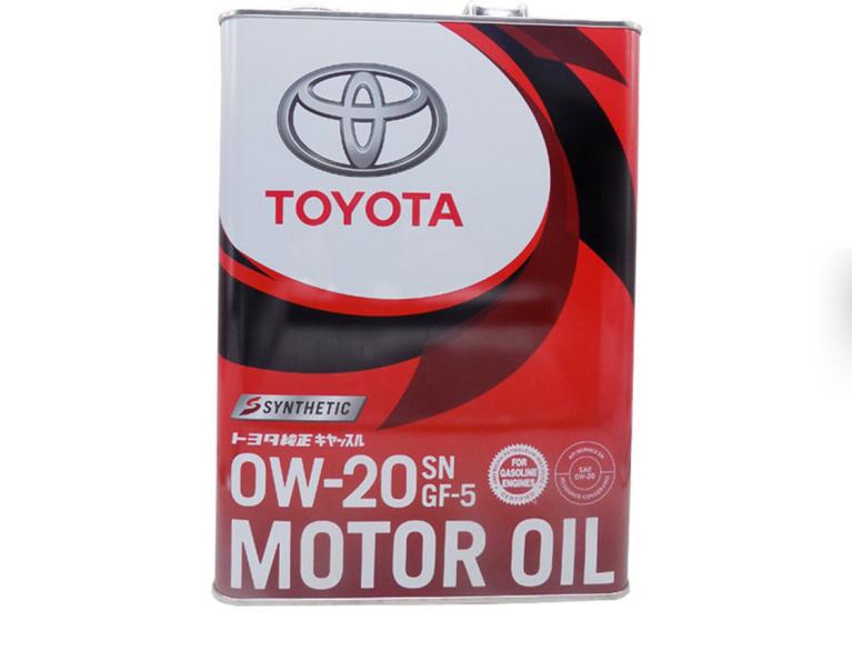 日本进口丰田0W-20机油 全合成机油 汽车润滑油 汽车机油铁桶机油