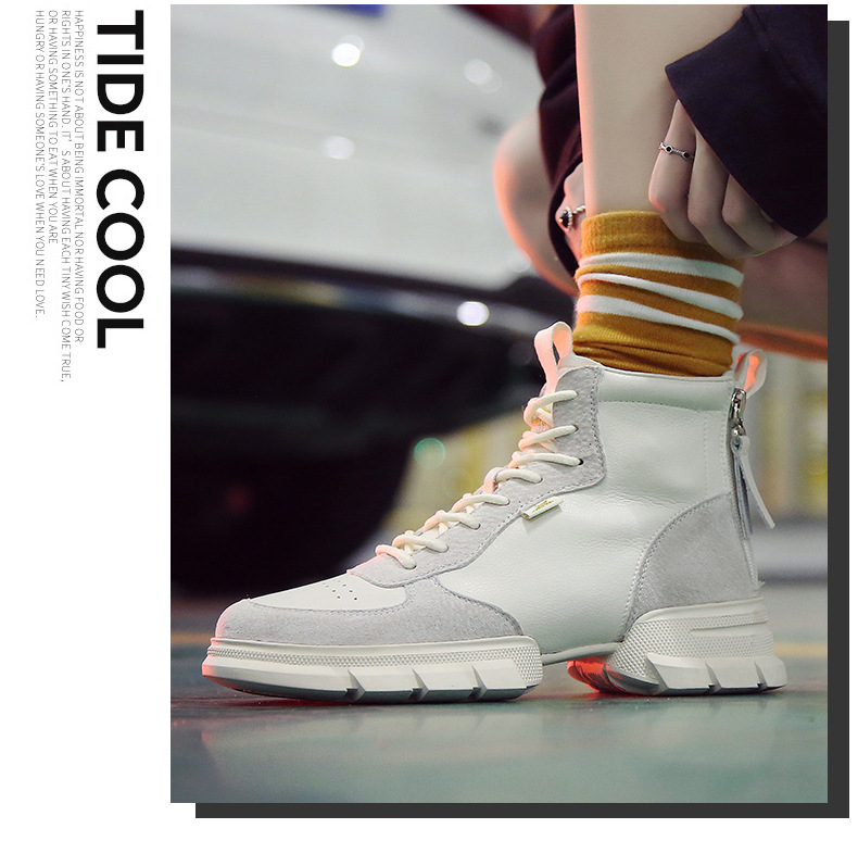 Bottes femme DAFEIOU     en En cuir - Ref 3355346 Image 27