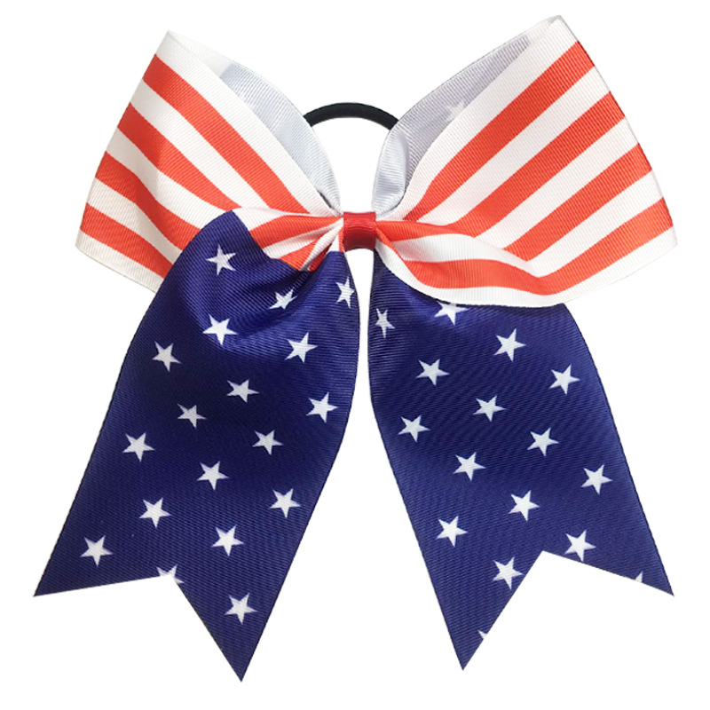 Manufacturer sells American flag children's dovetail bow