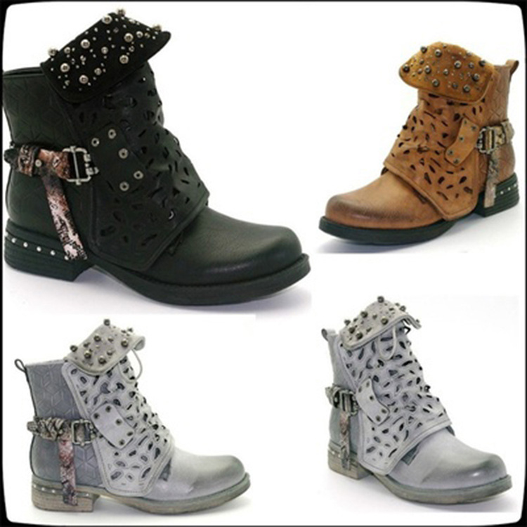 Bottes femme en PU artificiel - Ref 3355371 Image 9