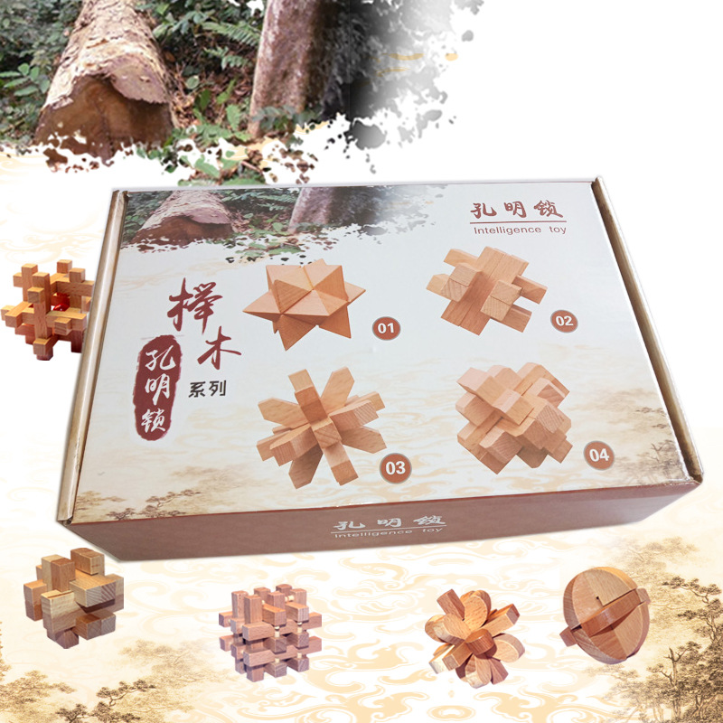 Juego de Rompecabezas Kongming Lock y Luban Lock, Juguetes Educativos para Niños de 7 Años, Bloques de Rompecabezas de Nueve Eslabones, Desafío de Inteligencia, Personalización de Soluciones, Alivio del Estrés image 17