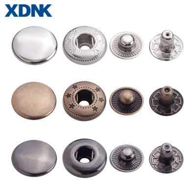 批发 四合扣金属暗扣辅料黄铜夹克钮扣 831#单面四合扣 小扣子铜