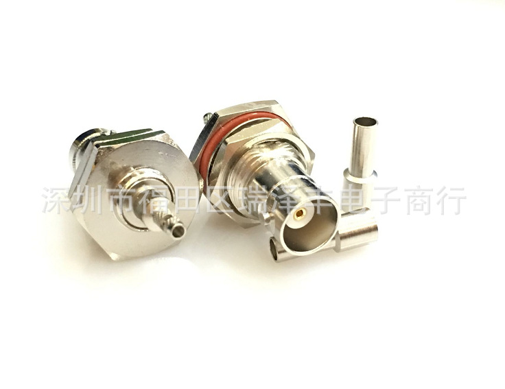 供应BNC-KY1.5带防水圈前面上螺母接线母头同轴连接器