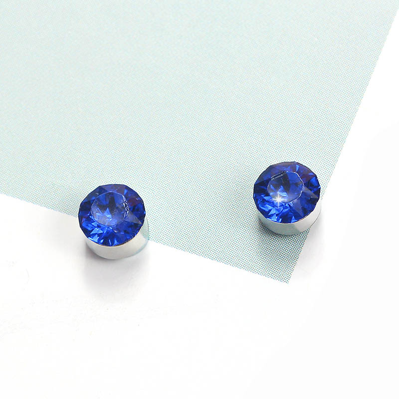 1 Pair Cute Sweet Round Three-dimensional Inlay Alloy Rhinestones Ear Cuffs display picture 4