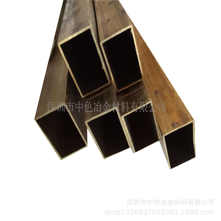 大黄铜管零切批发 H62H63H65毛细薄壁黄铜管 四方黄铜价格低