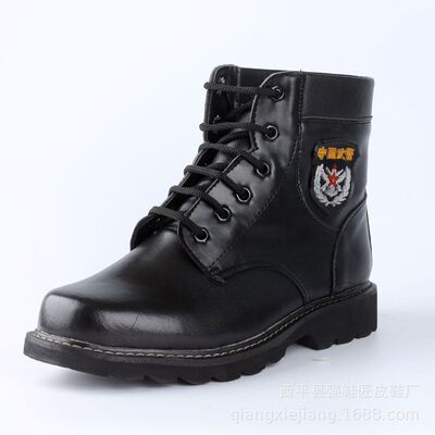 正品军靴雪地靴冬季男士羊毛保暖棉靴冬季特种兵作战靴户外保安|ms