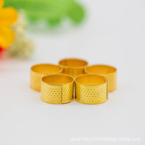 Factory Direct Cross-stitch Needle Sewing Thimble, Ring Thimble Holder, Metal Iron Thimble Home Thimble Tool
