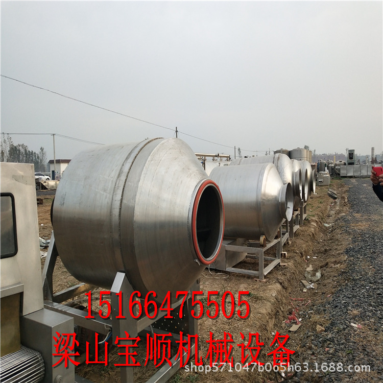 购销二手真空滚揉机100-2000L肉制品滚揉机牛肉腌制变频滚揉机