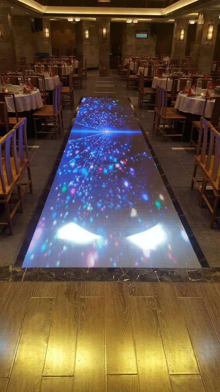 Pantalla de azulejo de piso Pantalla LED Pantalla interactiva Etapa Pantalla de azulejo de piso Pantalla de escenario LED