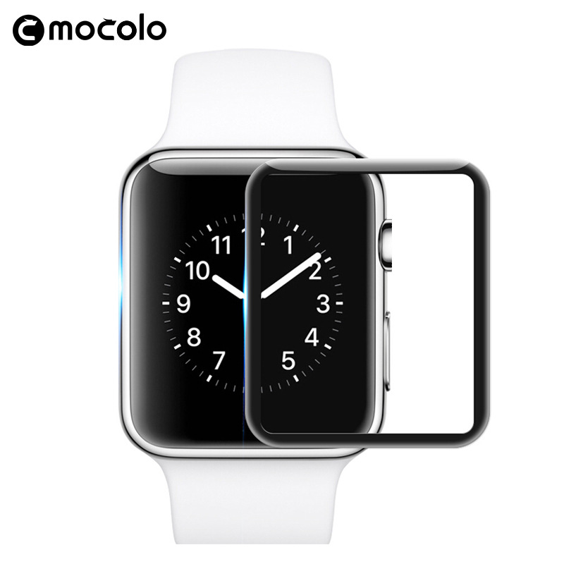 mocolo Applicable Apple iwatch4 Watch steel membrane iwatch40/44 curved surface 3D Full screen coverage