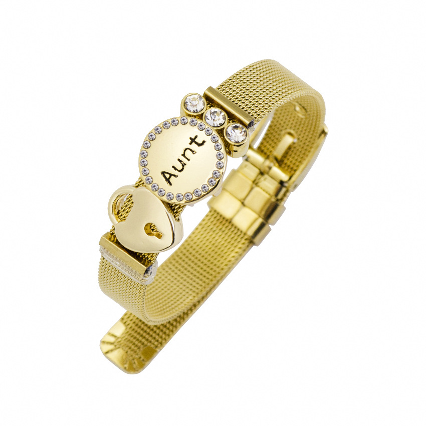 Factory direct selling new stainless steel net band bracelet Keeper…