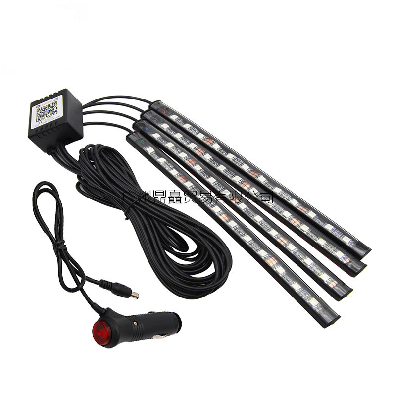 Explosion hot -selling car app indoor LED atmosphere 48 lights