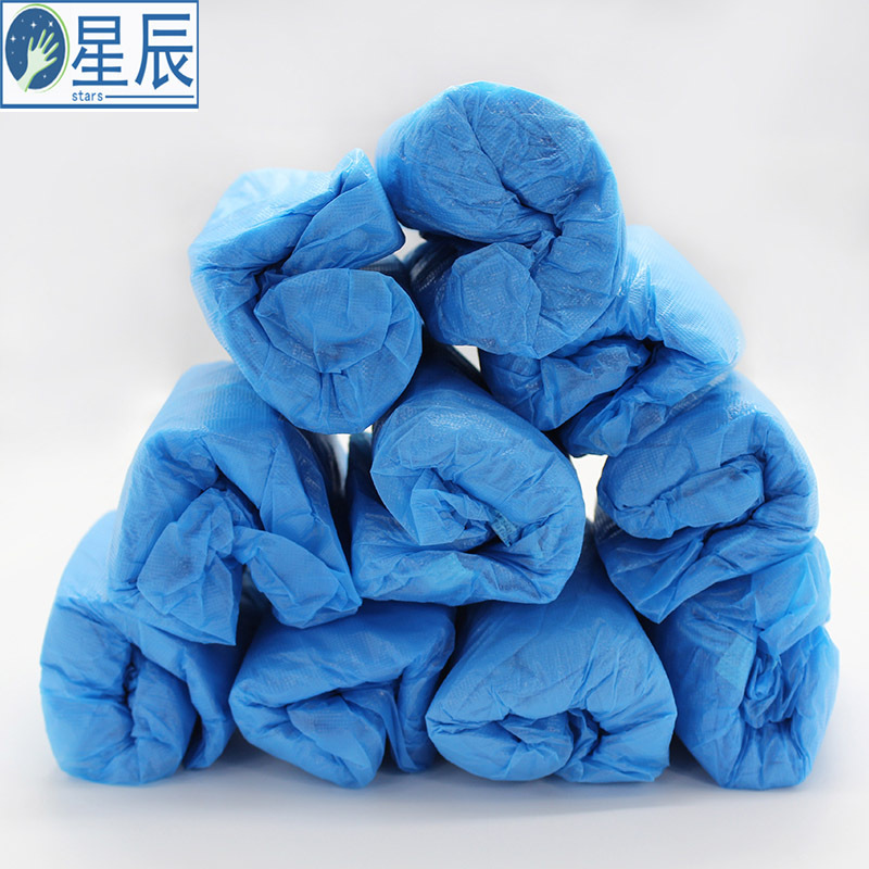 特价批发一次性加厚PE塑料鞋套全新料防水防尘鞋套家用100只装|ms